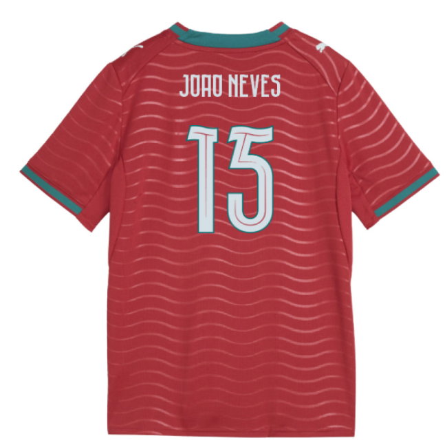 2026-2027 Portugal Home Shirt (Kids) (Joao Neves 15)-SoccerKits Hub | Buy Soccer Jerseys Online